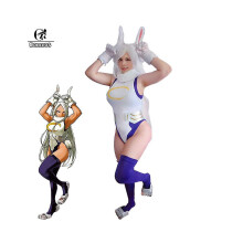 (XXL XXXL-Miruko) Mha Rabbit Hero Mirko Cosplay Costume sexy Anime Bnha Rumi Usagiyama Miruko Cosplay