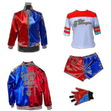 (S) 4 pezzi/set Abiti da donna Suicide Squad Harley Quinn Costumi Set-e_ww