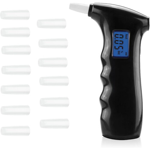 Alkoholtester – 65er-Gerät + 10 Mundstücke