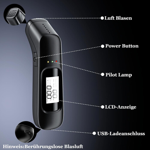 Alkoholtester – Schwarz 2