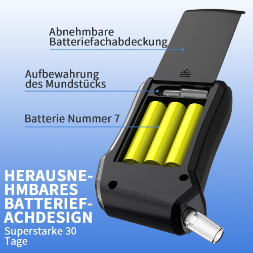 Alkoholtester – MR806 (Englische Version) (15 Mundstücke) 2