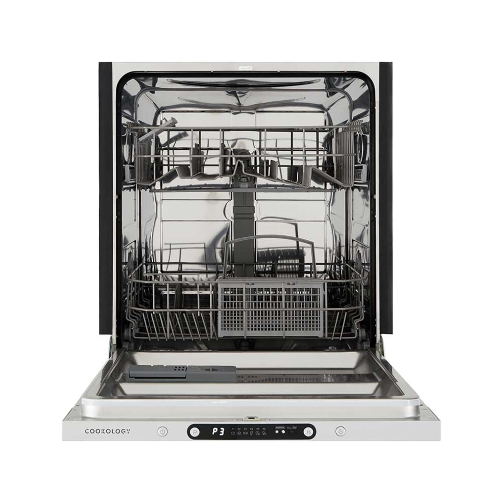 Cookology CBID601 Fully Integrated, Built-in Dishwasher | 60cm, 12 Place Setting