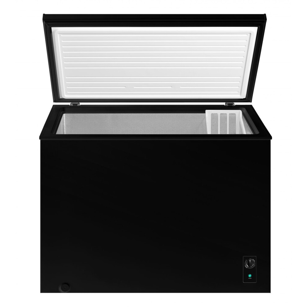 Cookology CCFZ300BK 293L Chest Freezer, Basket, Fridge Mode, Temp Control, Outbuilding Safe, 4 Star - Black