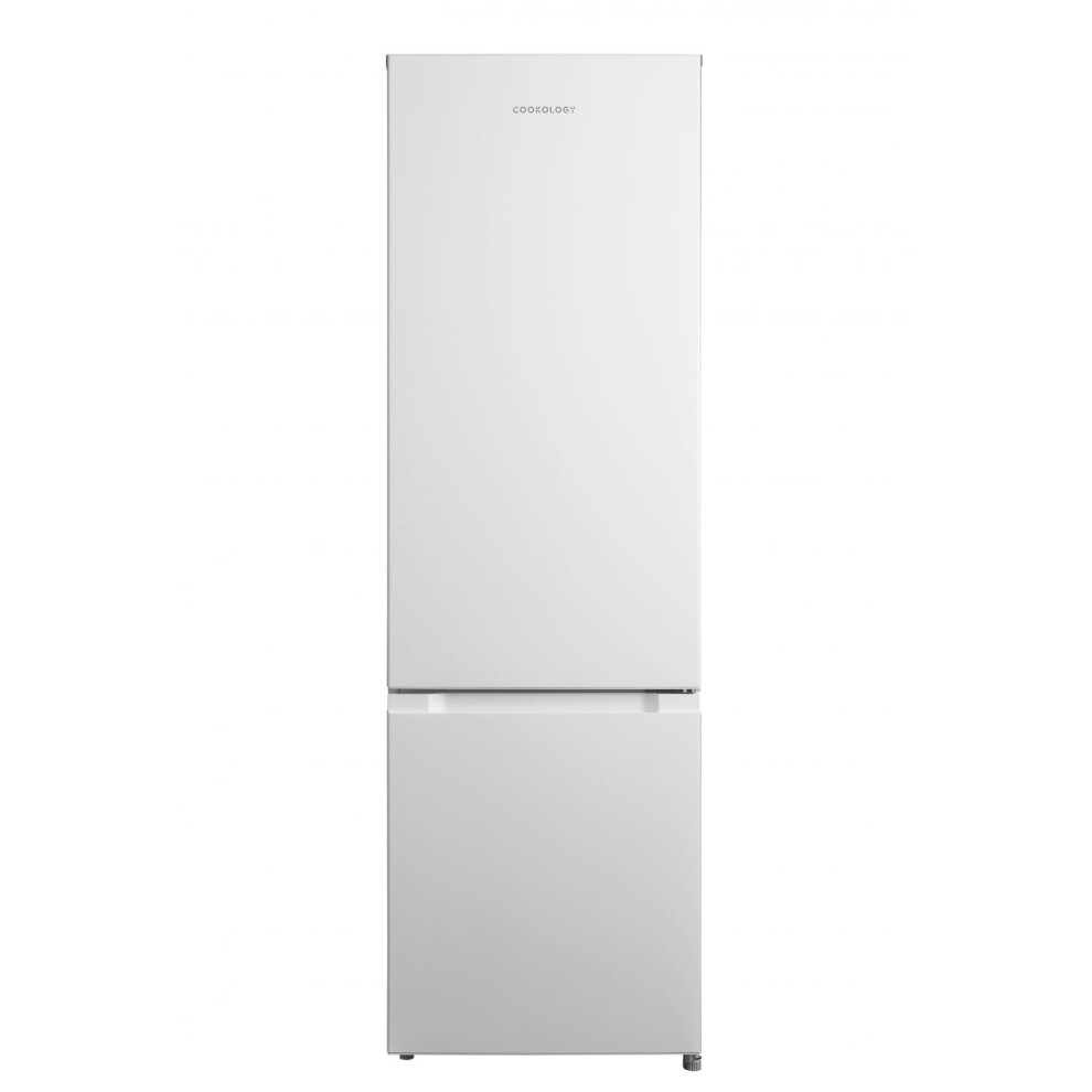 Cookology CFF262WH 262L Freestanding Fridge Freezer, Static Cooling, Adj. Temp, LED Light, 4 Star - White