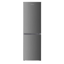 Cookology CFF2475050IX 244L Frost Free 50/50 Fridge Freezer, Adj. Temp, LED Light, Reversible Doors, 4 Star - Inox