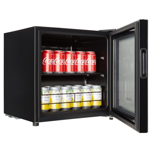 Cookology Cookology BC46BK Tabletop Drinks Cooler, 43L, 40 Can Capacity, Removable Shelves, Adjustable Temp - Black 1
