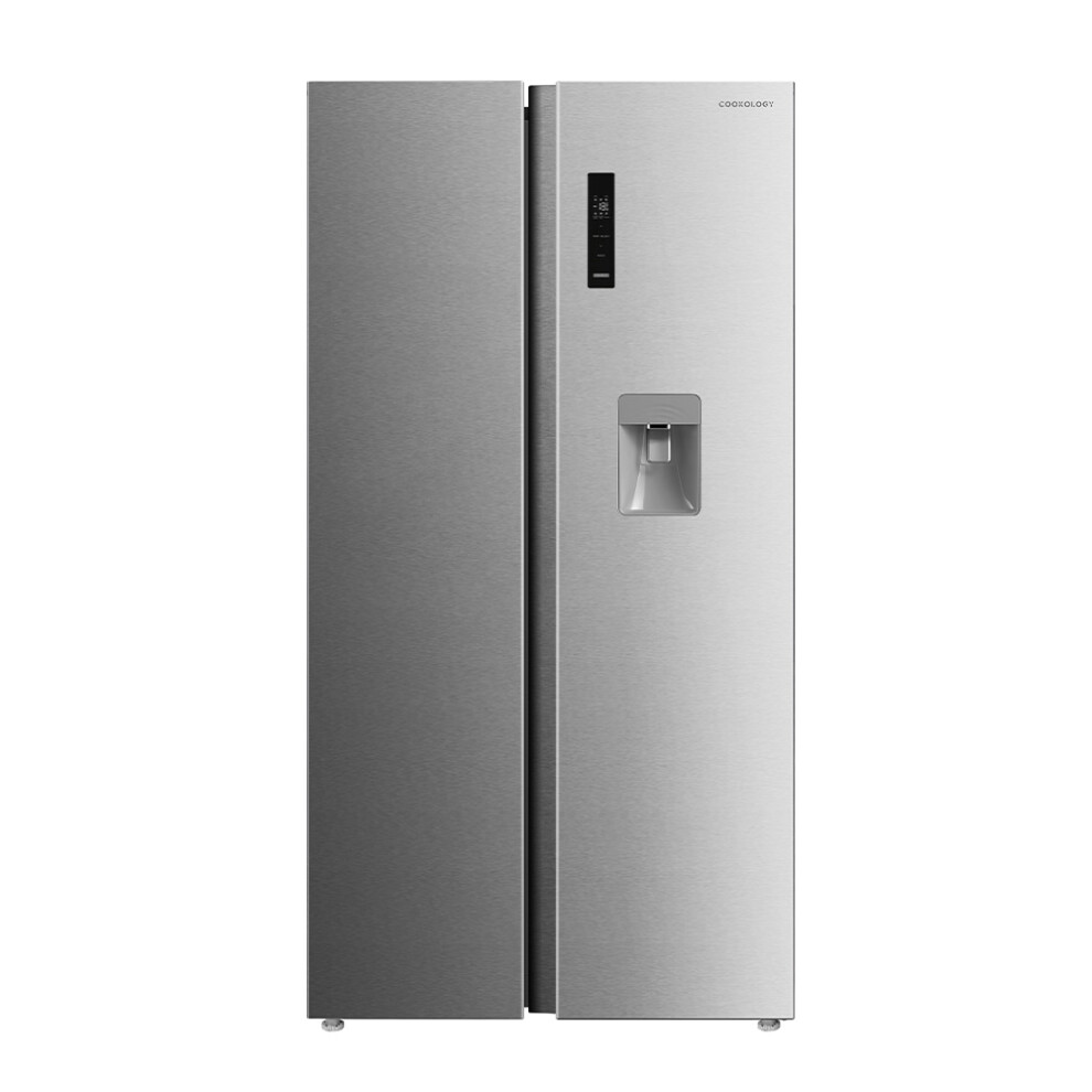 Cookology CSBS548WDIX 548L American Fridge Freezer, Frost Free, Water Dispenser, Temp Control, 4 Star - Inox