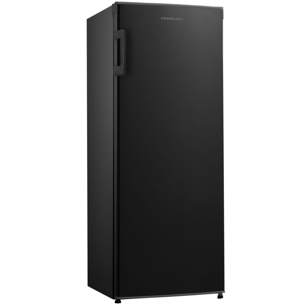 Cookology CTFR235BK Tall Freestanding Larder Fridge in Black | 55x142cm, Metal Back