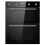 Cookology Cookology CDO720BK Built-in Double Fan Oven, 85L, 6 Functions, Timer, Dial Controls, Digital Clock - Black 2