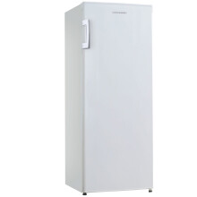 Cookology CTFR235WH 230L Tall Upright Fridge, 4 Shelves, Adjustable Temp & Legs, LED Light, Reversible Door - White