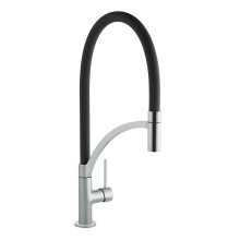 Cookology Giglio Pull Out Tap - Single Lever Kitchen Tap (Brushed Black)