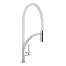 Cookology Giglio Pull Out Kitchen Tap – Single Lever (Chrome White)