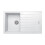 Cookology Cookology Pisa Granite Composite Kitchen Sink and Drainer - White 1