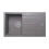 Cookology Cookology Pisa Granite Composite Kitchen Sink and Drainer - Grey 2