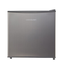 Cookology MFR45SS 45L Mini Fridge, Tabletop, Chiller Box, Adj. Temp, Reversible Door, Legs - Silver