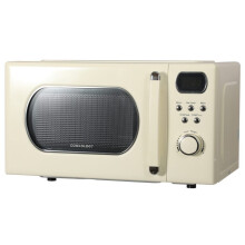 Cookology RETDD20CR 20L Retro Microwave, 800W, 25.5cm Turntable, 8 Auto Programmes, 5 Power Levels, Defrost - Cream