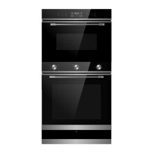 Cookology TOF600SS 72L Built-In Electric Oven, 44L Compact Microwave Oven & 22L Warming Drawer Pack