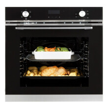 Cookology TOF620SS Multi Function Touch & Dial Control, Built-In, Electric Oven, 72L