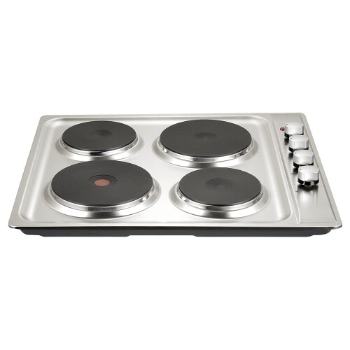Cookology Cookology Oven & Hob Bundle - 60cm Built In Electric Static Oven with Solid Plate Hob 2