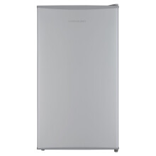 Cookology UCIF93BK Freestanding under counter Fridge in Silver - 93 Litre Capacity - Adjustable Temperature Control & Legs - With Chiller Box