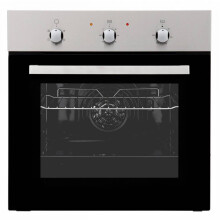 Cookology 60cm Built In Electric Fan Oven - Integrated Single Fan Oven with Mechanical Timer & Grill (Stainless Steel)