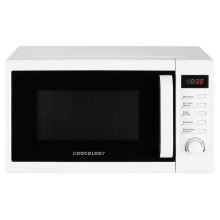 Cookology CFSDI20LWH 800W Freestanding Microwave, 20L, Digital, 25cm Turntable, Quick Defrost, 8 Functions - White