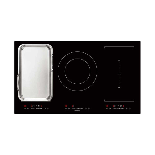 Cookology Cookology CIF900 90cm Induction Hob with Flexi Zone Function and Dual Ring – Black 2