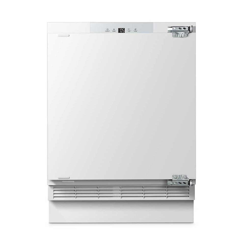Cookology CBUIB601 121L Integrated Undercounter Fridge, Adjustable Temp, LED Light, Freezer Box - White