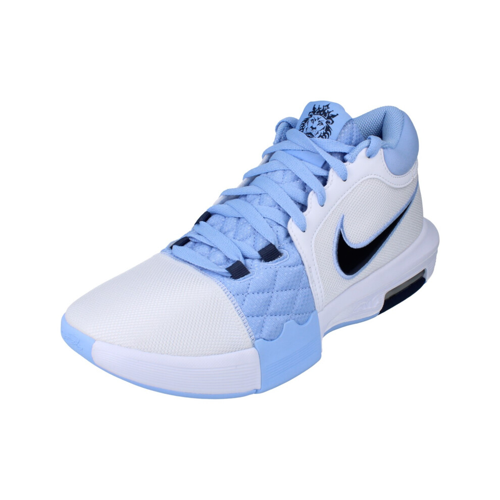 Nike (8.5) Lebron Witness Viii Mens Basketball Trainers Hq2139 Sneakers Shoes White