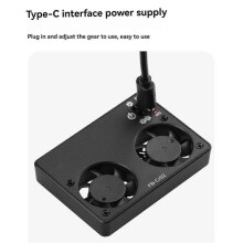 Cr02 Camera Cooling Fan Camera Cooler Radiator for ZV-E1/A6700/A7C2/R5/R6/R7/70D/XT4 Cooling System