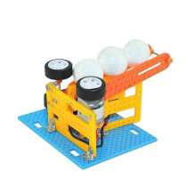 (As show, One size) Ball Pitching Machine Assembled Project Model for Home School Age 4-12 Years