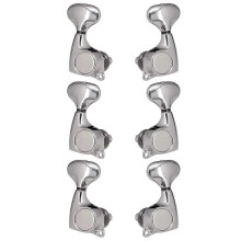 (As show, One size) 6x Machine Head Convenient Practical 1:18 Ratio Stable for Classical Guitars