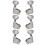 (As show, One size) 6x Machine Head Convenient Practical 1:18 Ratio Stable for Classical Guitars 1