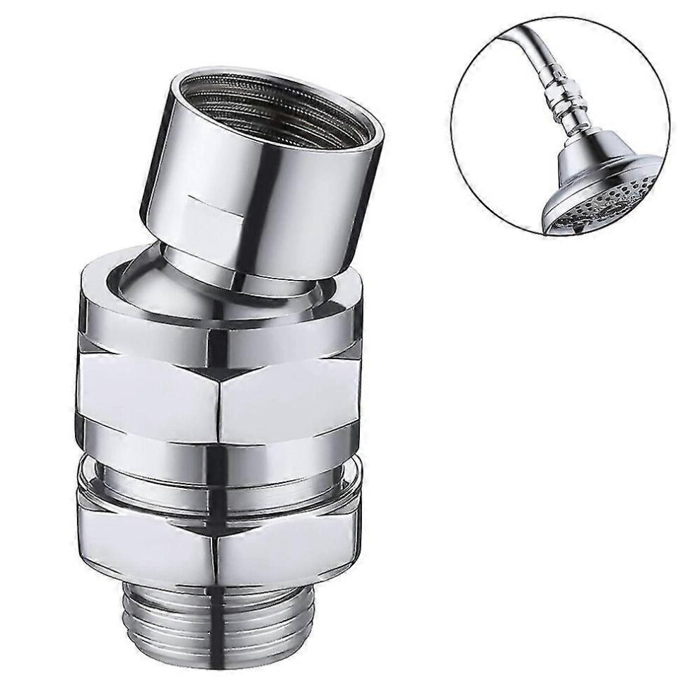 (As Show, One Size) Shower Head Rain Shower Ball Joint Swivel Head Spare Part Ball Head 6902676360409