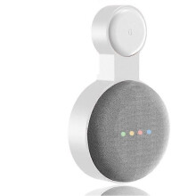 (As show, One size) Wall Mount for Google Home Mini/Nest Mini(2nd Gen), Space-Saving Solution for Your Smart Home Speaker, Intelligent with Cord Arrangement for Living Ro