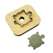 (As show, One size) Die Cutting Hand Tool Steel Cutter Sturdy Handmade for Home Beginner Studio