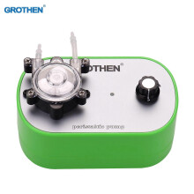 (As show, One size) GROTHEN G728-1 Peristaltic Liquid Dosing Pumps with Single Pump Head Stepless Speed Flow Control Small Hydraulic Equipment for Aquarium Lab Analytical