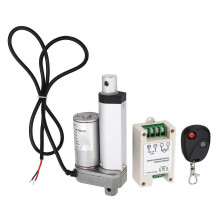 (As show, One size) Electric Linear Actuator Aluminum Alloy 50mm Stroke Linear Motion Actuator for Bed Sofa 750N White 12VDC with Controller Remote Control