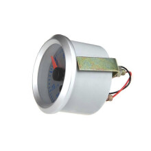 (As show, One size) Turbo Boost / Vacuum Gauge Meter for Auto Car 2" 52mm 0~30in.Hg / 0~20PSI Blue Light