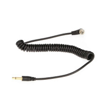 (As show, One size) 3.5mm Flash Sync Cable Cord with Screw Lock to Male Flash PC for Canon Nikon PIXE