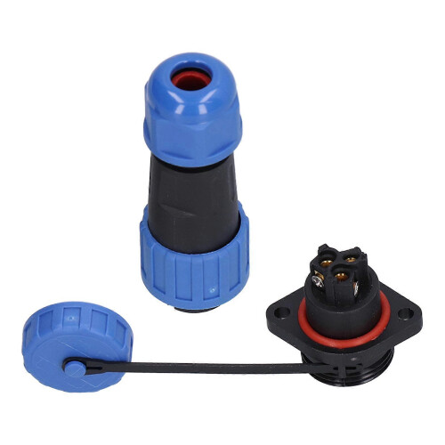 Luftfahrtstecker, 3-polig, wasserdicht, für Computer, 250 V, 10 A 2