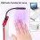 (As show, One size) Mini USB Nail Lamp Dual Light Source Fast Drying Free Multi-angle Bendable Portable Manicure Phototherapy Lamp 5