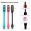 (As show, One size) Mini USB Nail Lamp Dual Light Source Fast Drying Free Multi-angle Bendable Portable Manicure Phototherapy Lamp 2