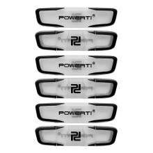 (Black, One size) 6Pcs Tennis Racket Damper Silicone Shock-absorbing Tennis Damper Non-slipping Tennis Gadgets