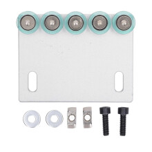 (As show, One size) Narrow Plate Auxiliary Wheel Narrow Edge Feeding Wheel Accessory for Automatic Edge Banding Machine 5 Wheel 11cm