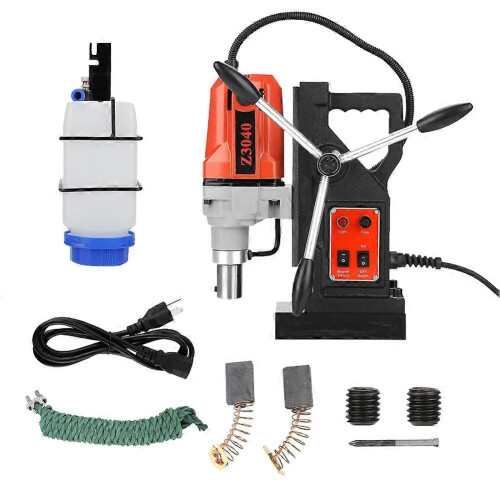 (As show, One size) Metal Drill High Power Multi-Function Magnetic Drill Metal Drill Press