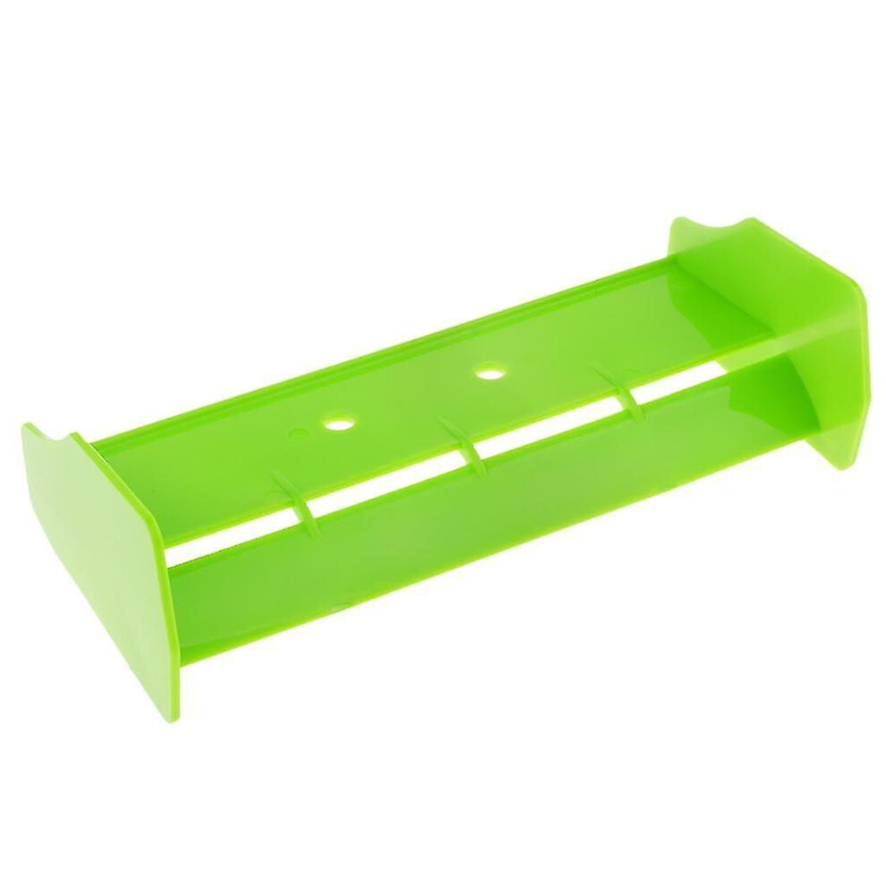 (, One Size) 1/10 Rear Spoiler Tail Wing For Hsp 94106 94107 94166 Rc Car Parts Green/White 5031614111733