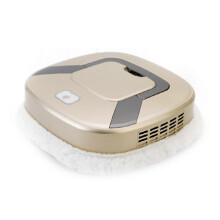 (As show, One size) Auto Mop Cleaner ABS with Built in Lithium Battery Wet and Dry Mopping Charging Mopping Robot for Home Champagne