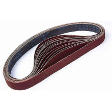 (As show, One size) Sanding Belt, 25 X 762 Mm, Mixed Sanding Belts (3x Grit 80/120/150/240/400) For Belt Sanders15 Pieces