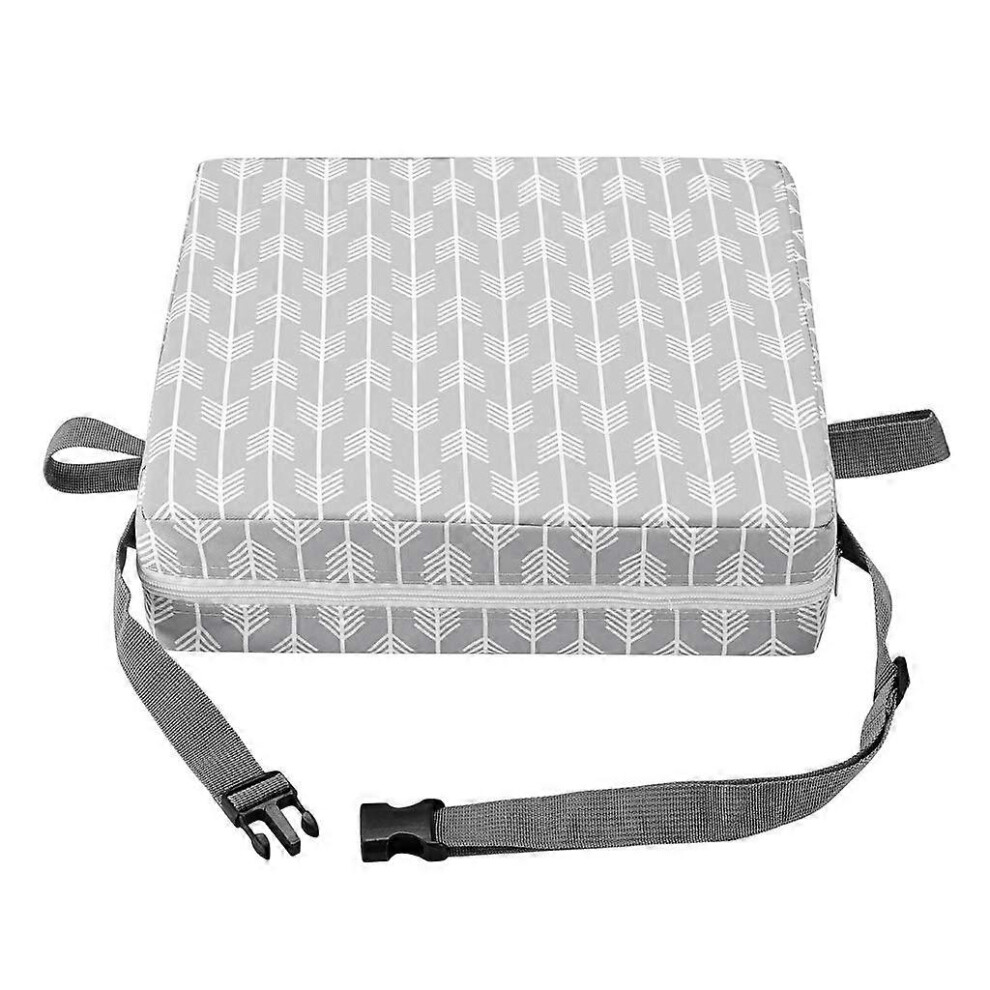 Kikidex (As Show, One Size) Kids Infant Demountable Adjustable Washable Booster Seat With Straps Dining Chair Chair Pads